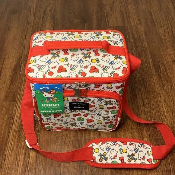 Hello Kitty 9 Cans Square Cooler Bag NWT - Picture 8 of 12
